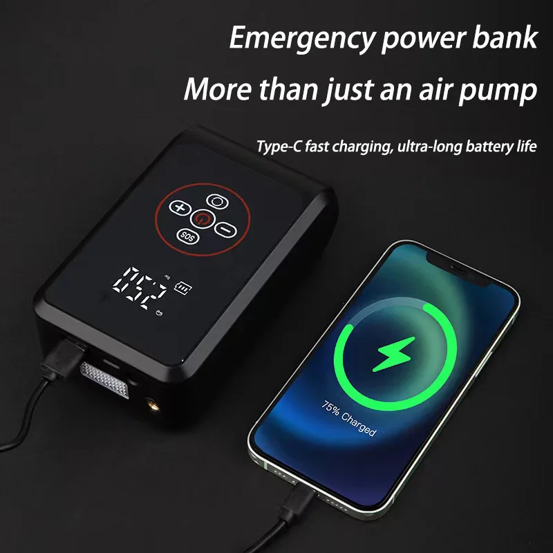 Xiaomi Portable Wireless Car Inflation Pump Quick Charging Intelligent Digital Tire Pressure Detection Air Compressor Pump For Cars