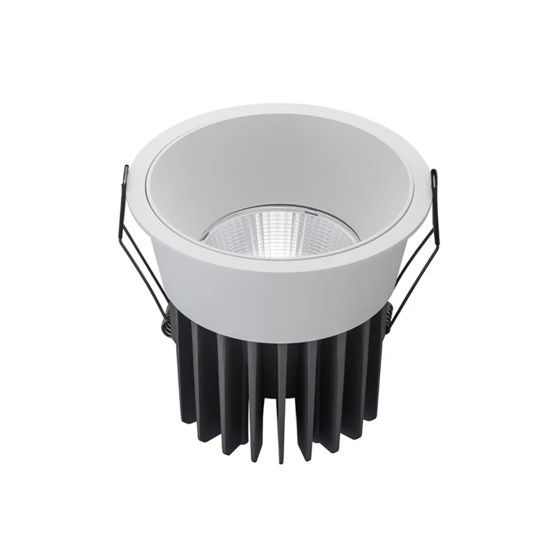 thumbnail image 1 of Lámpara empotrada de techo con luz LED regulable, foco de aluminio COB, 5 W, 7 W, 10 W, 12 W, 15 W, 18 W, 20 W, 24 W, CA 110 V, 220 V, para el hogar, la oficina y la tienda, 1 of 5