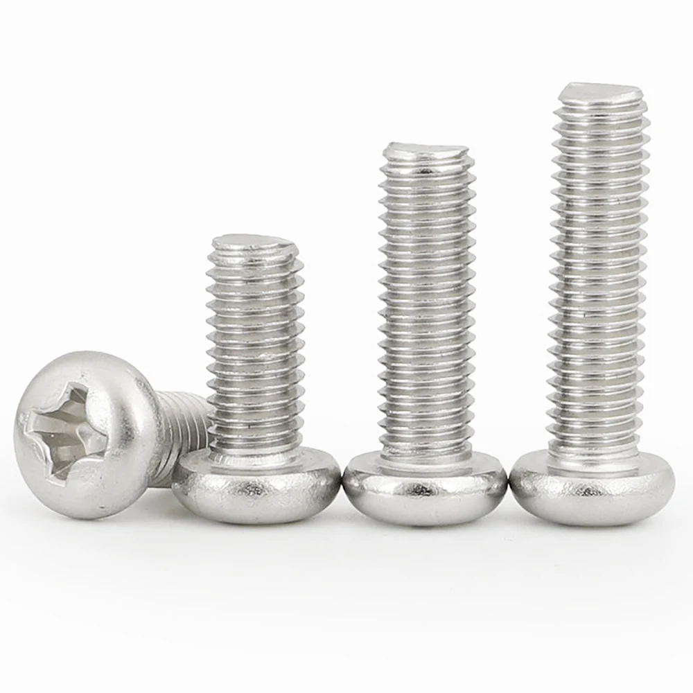 Viti A Testa Bombata Con Impronta A Croce Phillips In Acciaio Inox A2 DIN 7985 M5 X 25 (x10 - Foto 3