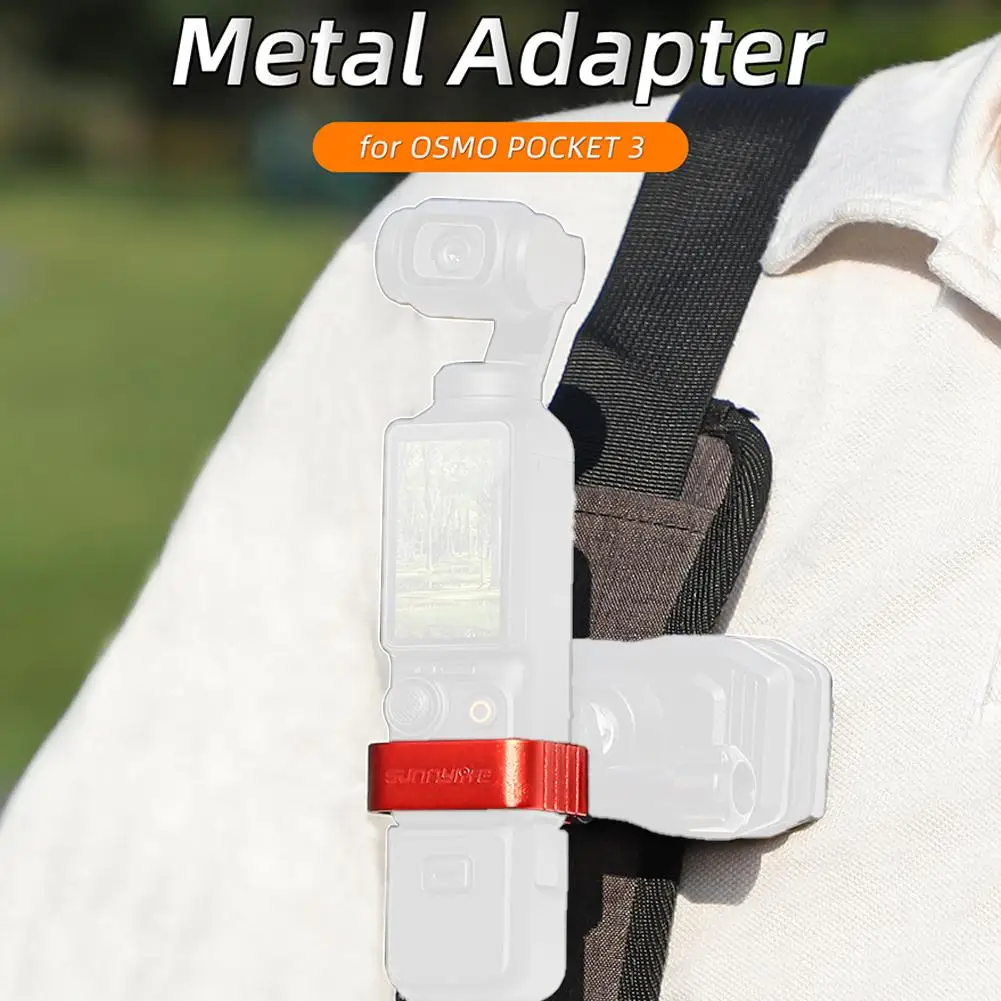 

For DJI OSMO POCKET3 Metal Expansion Adapter Head Camera Fixed Bezel Bracket For OSMO POCKET3 Action Accessories B1X6