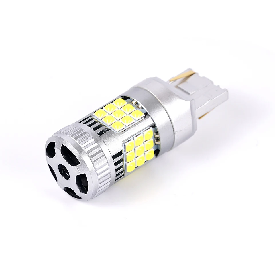 T20 Led W21W Car Light Bulb Canbus Lamp W21/5W 7440 7443 T25 P27W 3156 3157 1000Lm For Auto Truck Turning Brake Reverse 12/24V
