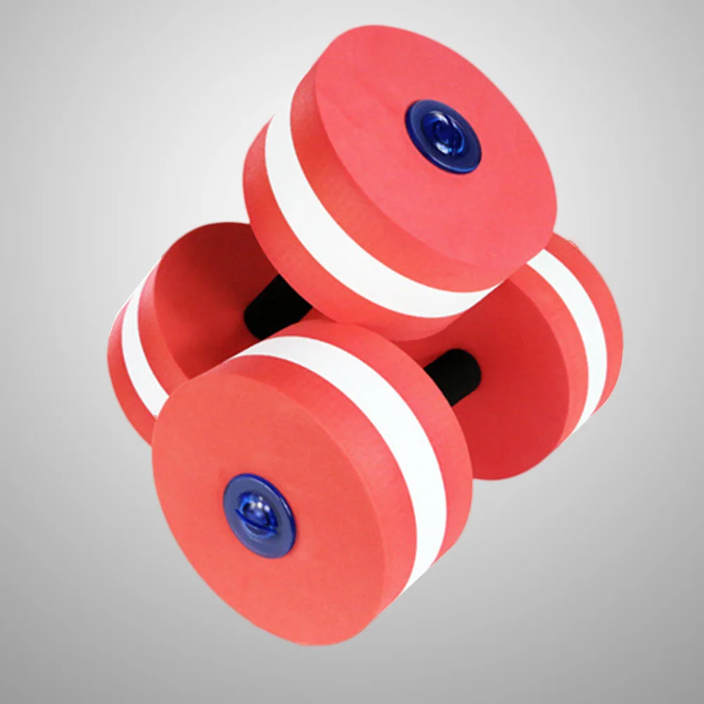 2 Pcs Water Aerobics Dumbbells EVA Floating Fitness Barbell Aquatic Barbells Swimming Equipment Lightweight