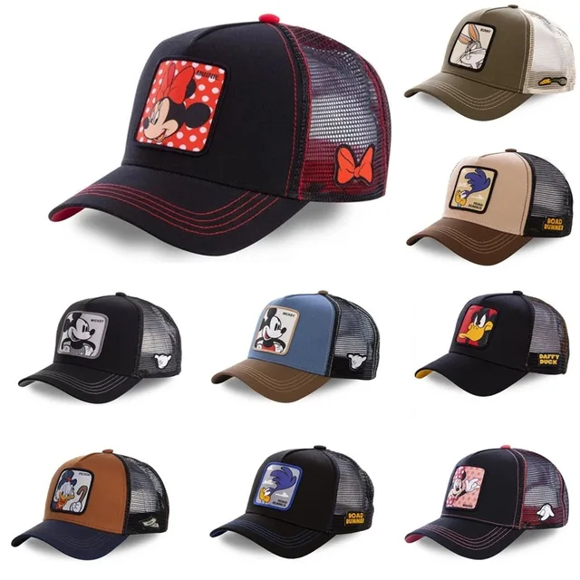 Disney Cartoon Anime Mesh Hat Mickey Mouse Baseball Cap Peaked Cap Mesh Mickey Hat Trucker Hat 1
