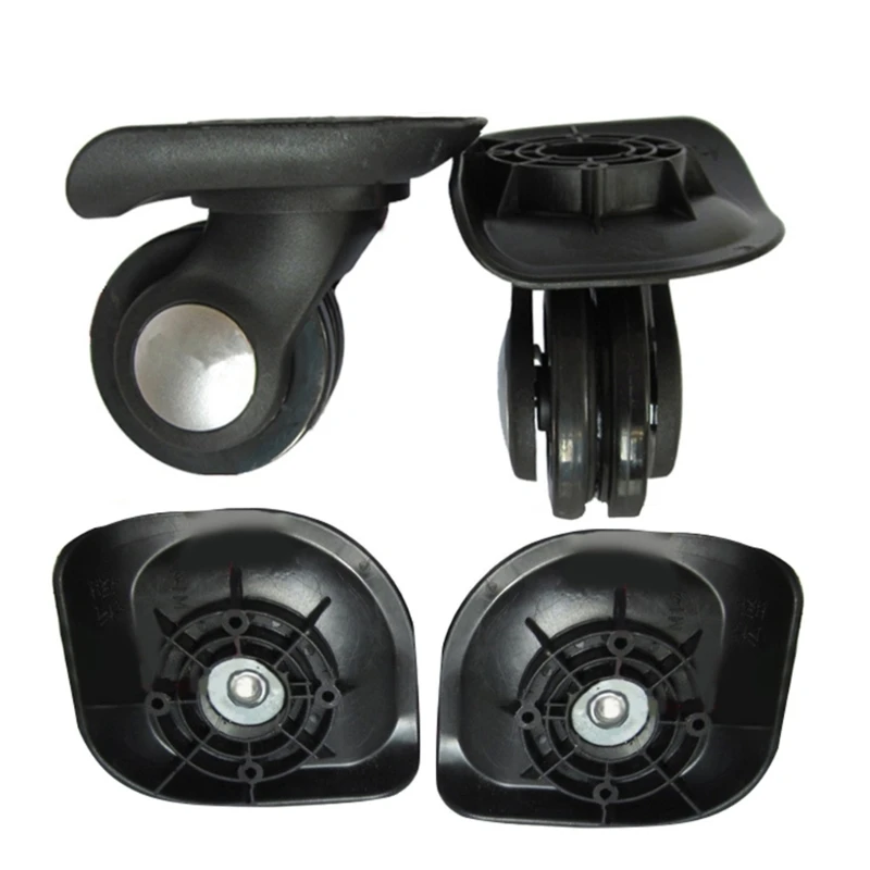

2Pcs Luggages Wheel Replacement Trolley Casters Double Row