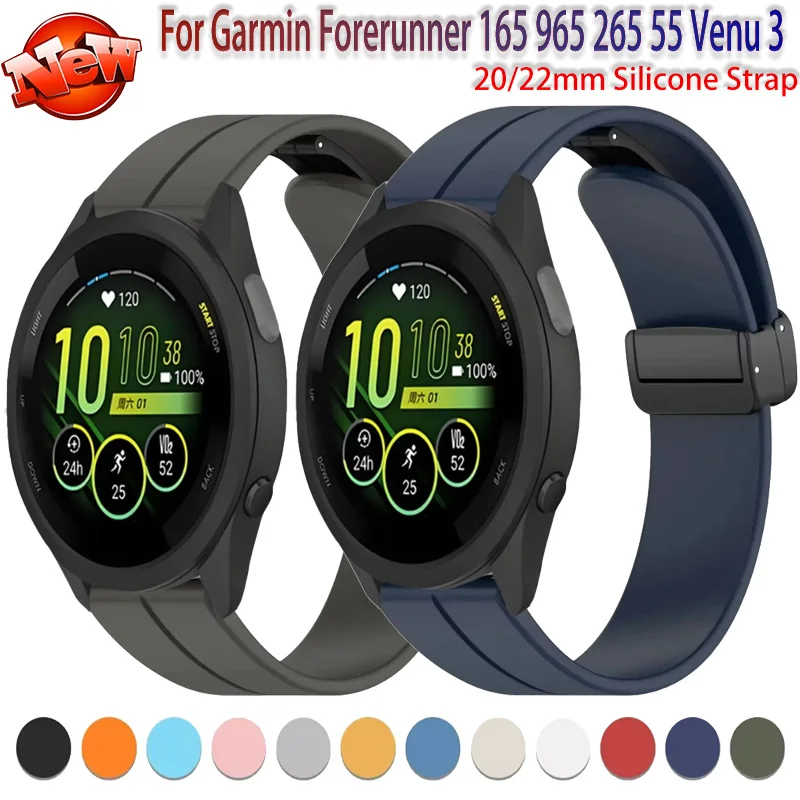 Silicone Strap with Magnetic Buckle