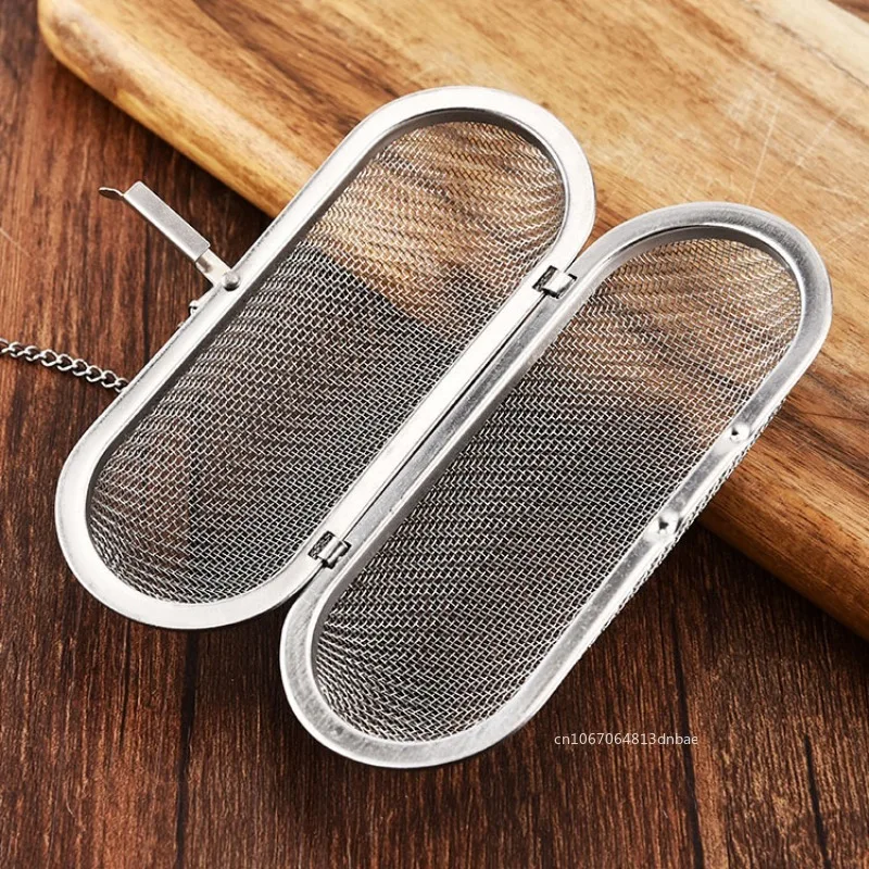 Tea Strainer Tea Filter Stainless Steel Mesh Herbal Ball Reusable Seasoning Ball 1pc