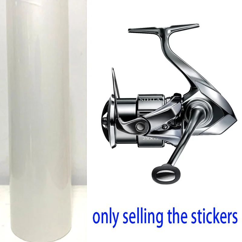 Per Shimano 22 Stella 2500 Pellicola Protettiva Trasparente Mulinello Baitcast Ruota Rotante Ruota Da Pesca Adesivi Con Pellicola Cambia Colore