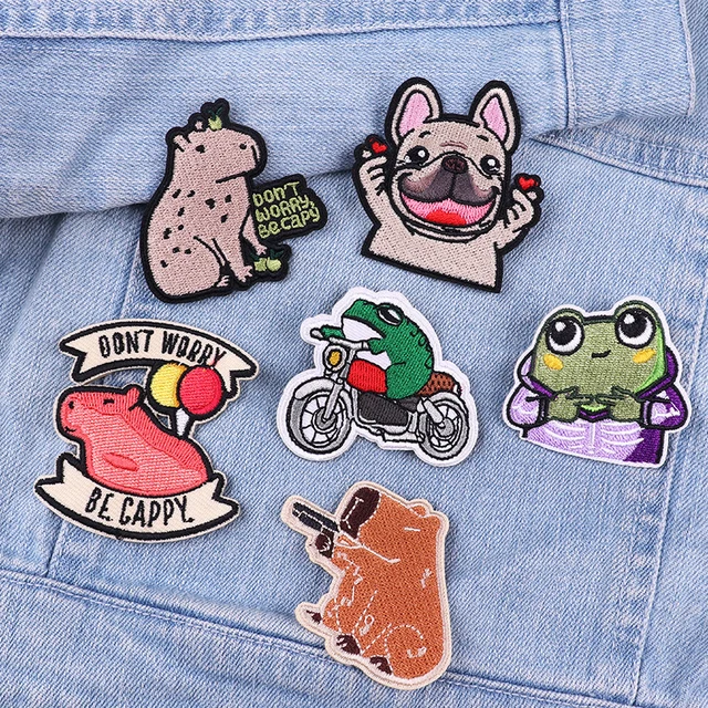 Turtle Patch Embroidered Painted Turtle Iron-On Patch - 2.5 Inch Applique For Hats, Jackets, Bags Turtle Velcro Patch - Foto 9