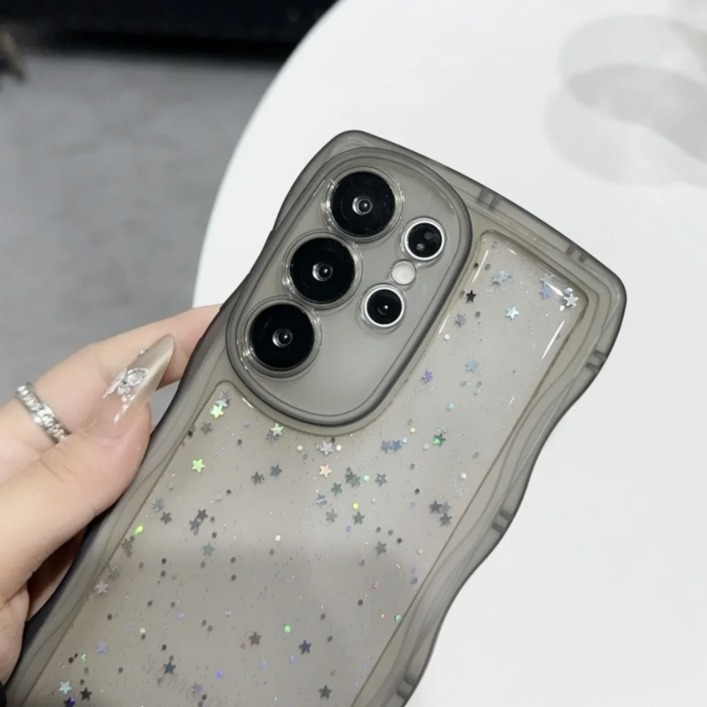 Star Sky Glitter Sequin Clear Silicone Phone Case Soft Cover