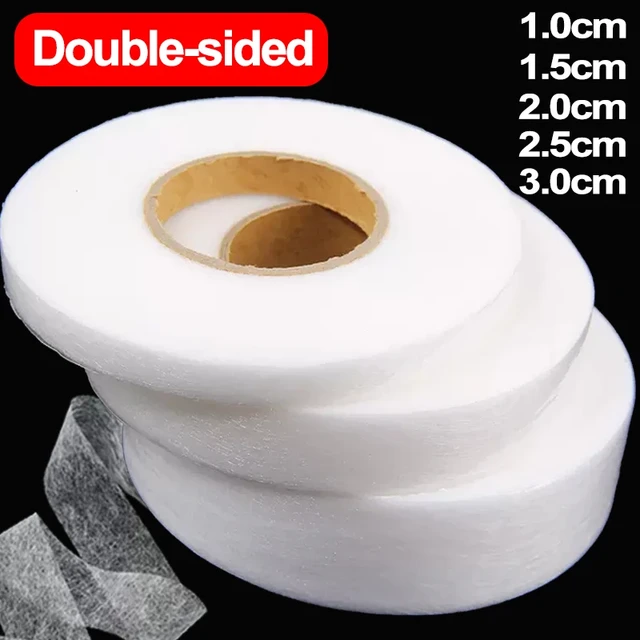 Bandes Adhésives à Entoilage Double Face de 60m, pour Vêtements, viser,  Raccourcissement des Bords, Tissu à Coudre, Bricolage Domestique -  AliExpress