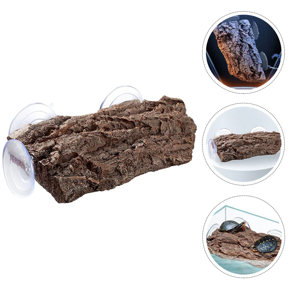 

Turtle Basking Platform Tortoise Habitat Accessories Fish Tank Decor Resin Lizards