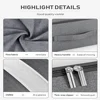 1PC gray clothing storage bag, bed bottom storage bag, quilt storage bag, large capacity organizing bag, with window storage bag 5