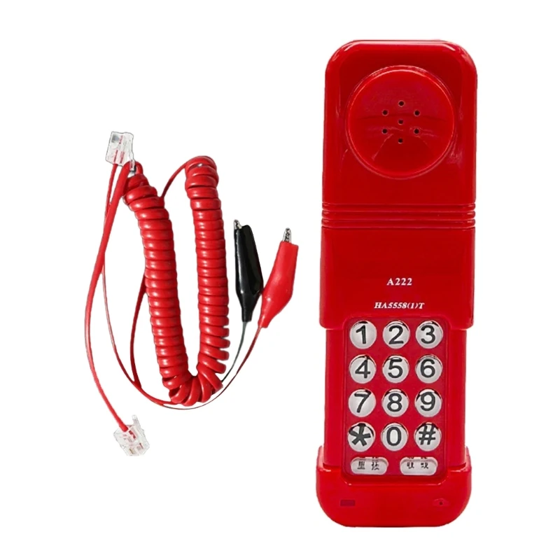 Landline Phone Corded Telephone Practical Plug in and Use Telephone Landline C1FD