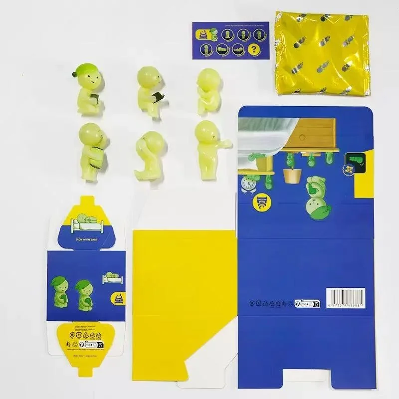 서프라이즈 선물 랜덤 블라인드 박스 액션 피규어 시리즈 여러 인형 야광 미스터리 장식 모델 장 장난감