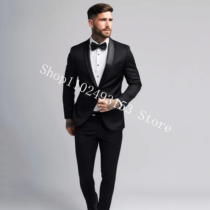 Рисунок 2 - Черный костюм для смокинга из 2 предметов