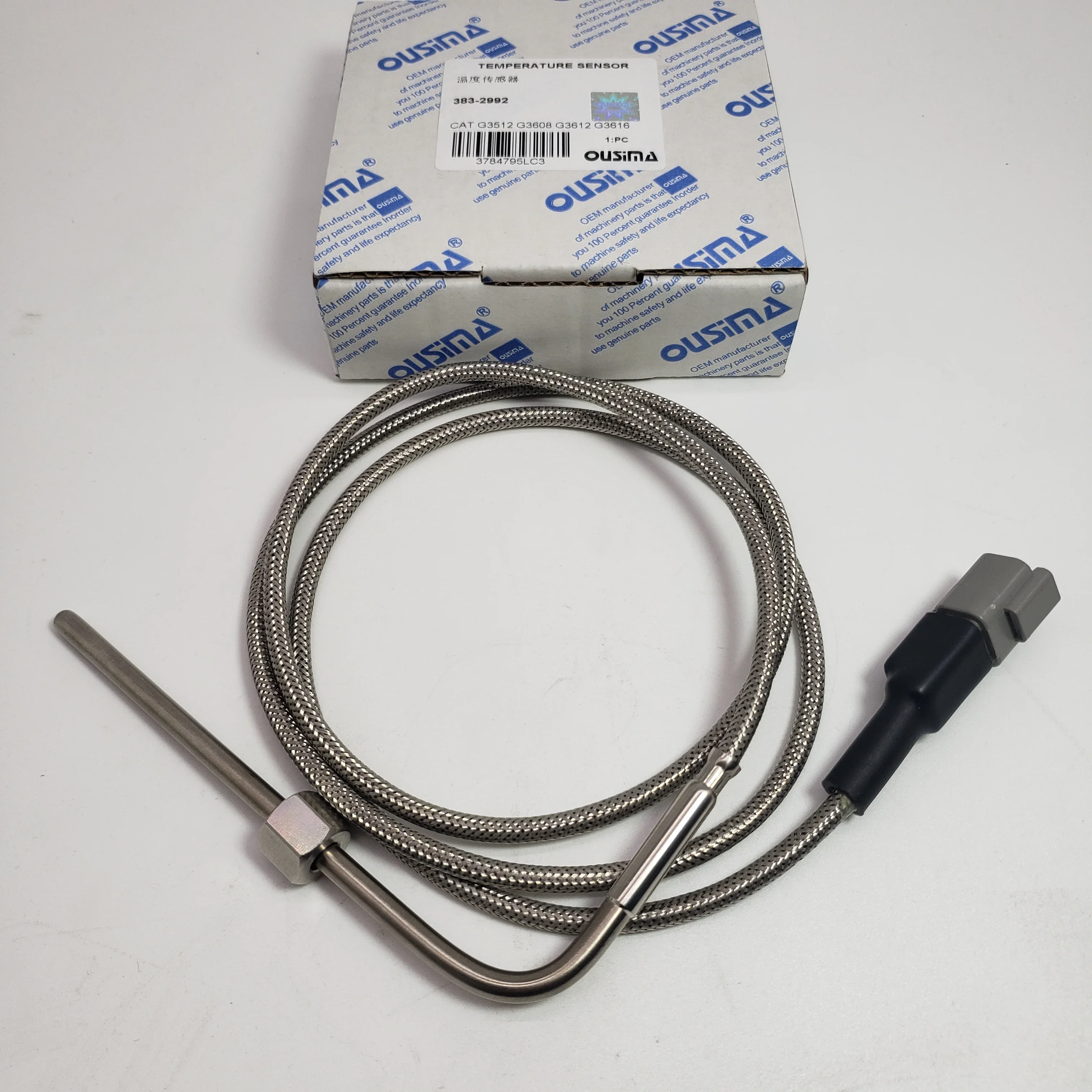 OUSIMA Excavator Machinery Parts Temperature Sensor 383-2992 for CAT G3606B G3608 G3612 G3616