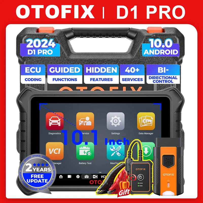 OTOFIX D1 PRO Car Diagnostic Scanner ECU Coding OBD2 Scanner BiDirectional  Control Automotive Scan Tool CANFD DOIP 2-Year Update - AliExpress