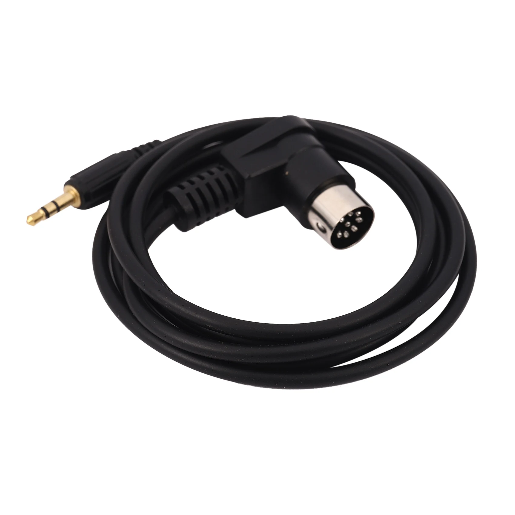 

Car 3.5mm AUX Input Adapter Audio Cable Mini Jack AUX 8-Pin M-BUS CD Changer Cable For Alpine Gold Plug