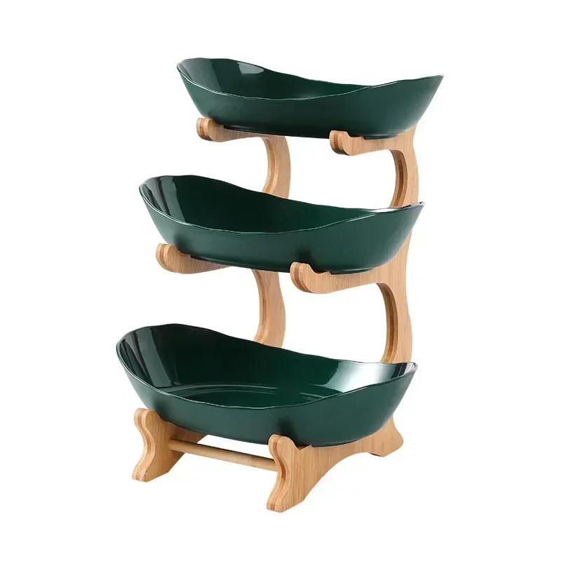 Bamboo Tiered Fruit Tray 5