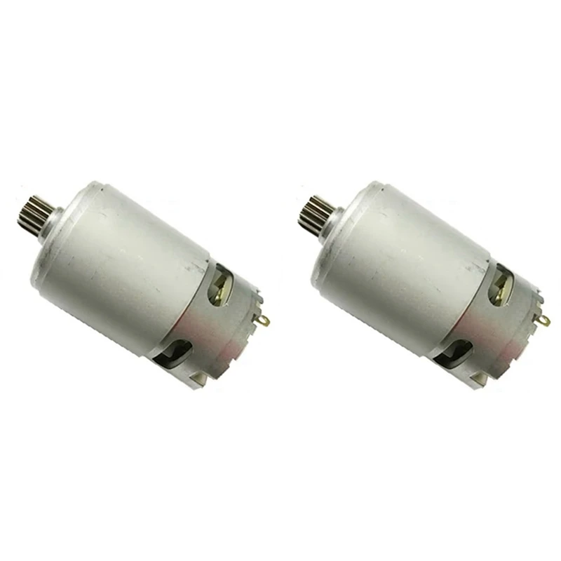 TSR1080-2-LI GSR1200-2-LI 무선 드릴 드라이버용 DC 모터 교체, GSR 1080-2-Li, 12V, 15 톱니, 2 개