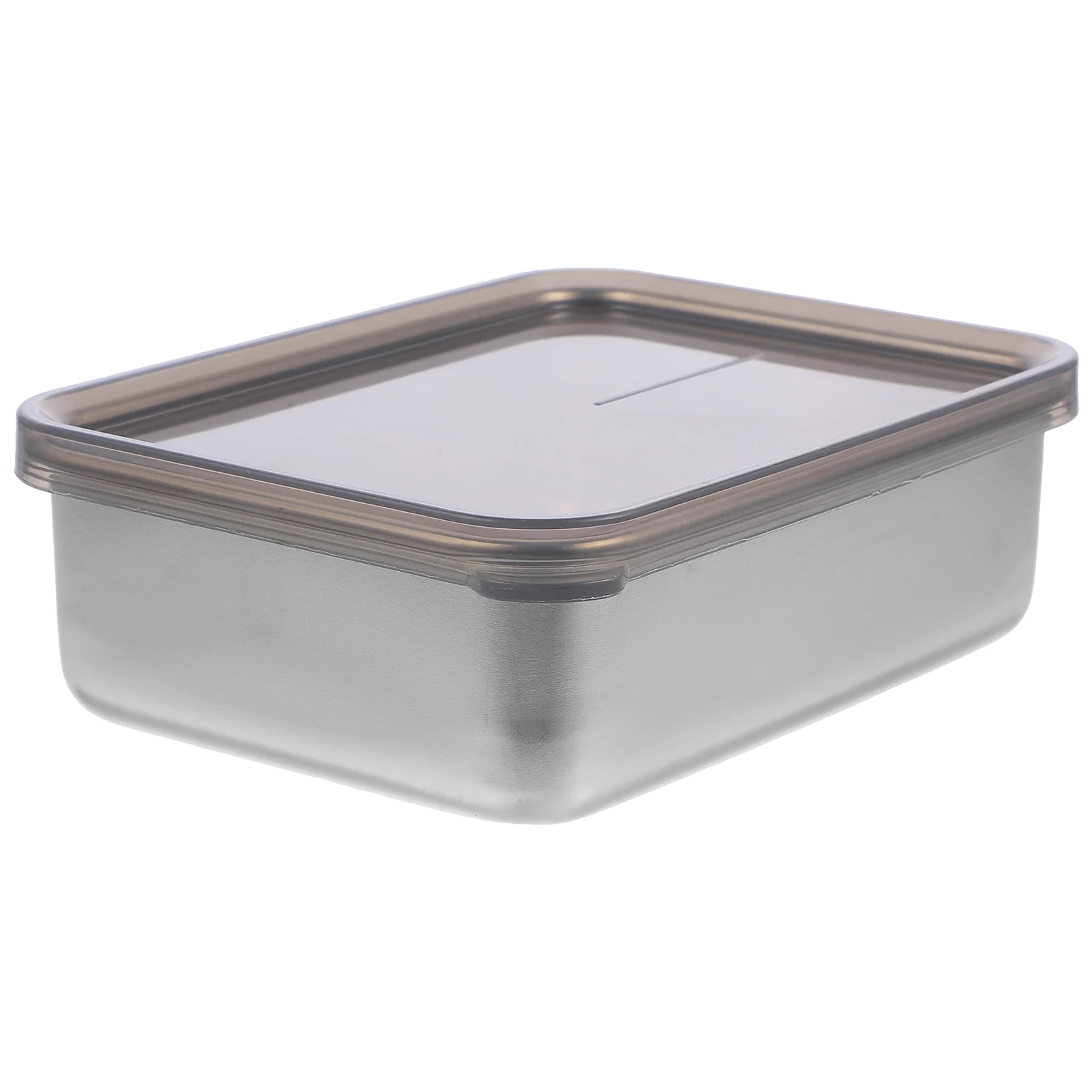 Stainless Steel Crisper Refrigerator Cheese Storage For Fridge Slices Holder Container Pp Butter Cases