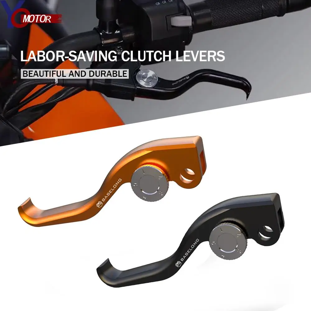 

2023 2022 2021 2020 For 390 Adventure 390Adv Motocross Aluminum Adjustable Labor-saving Clutch Levers Two Finger Force Reduction