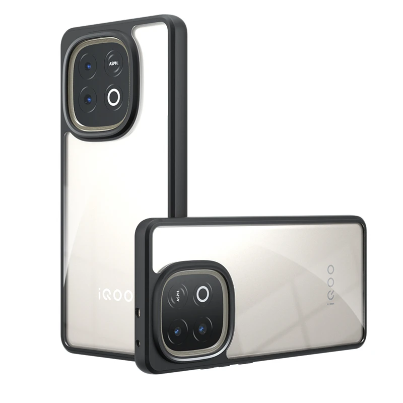 Sleek Matte Transparent Phone Case with Durable Back Cover