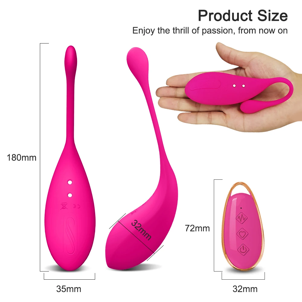 Powerful Vibrating Love Egg Wireless Remote Control Vibratiors Female for Women Dildo G-spot Massager Goods for Adults Products 5