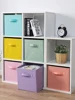 Collapsible Non-woven fabric Storage Bins Home Supplies Clothing Organizer Kid Toy Storage Organizer Cabinet drawer organization 3