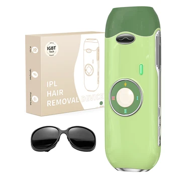 Epilatore laser 22J Corpo Bikini Trattamento Flashi illimitati Risultati permanenti di depilazione IPL in 4 settimane per uomini Donne Uso domestico 1