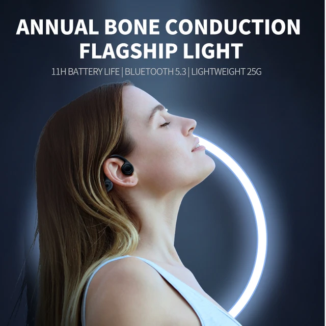 Xiaomi Mijia Bone Conduction Sports Headphones | Wireless Bluetooth Earphones with Mic, Hands-Free Headset for Running & Fitness 4