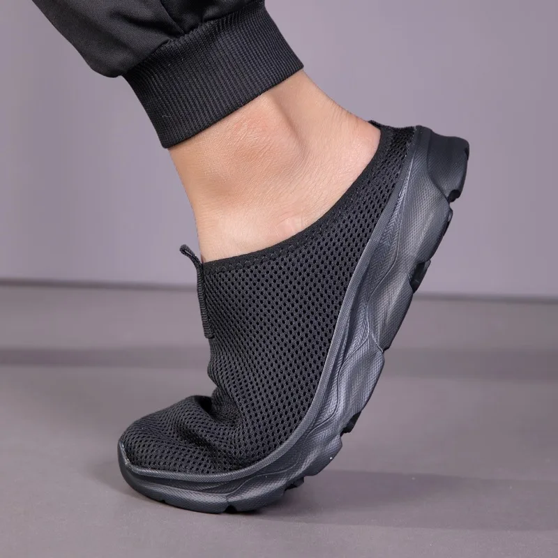 Casual Slip-On Half Slippers Running Men Plus Size Sport Shoes Lightweight Comforty Breathable Walking Sneakers_vogvips.com