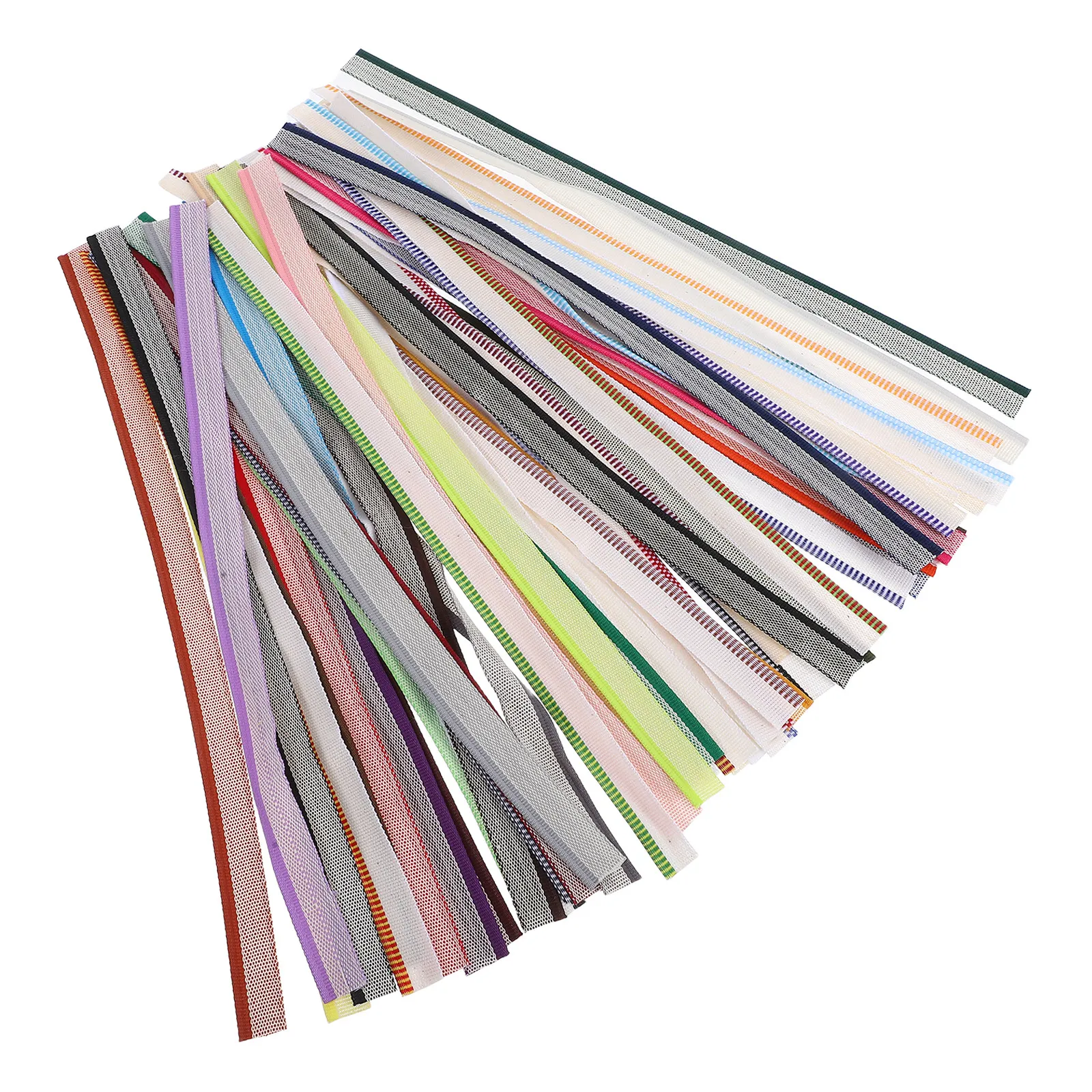 48Pcs 책 제본 헤드밴드 DIY 책 제본 공예 용품 수리 키트 초보자 하드커버 앨범 잡지 척추용 엔드밴드