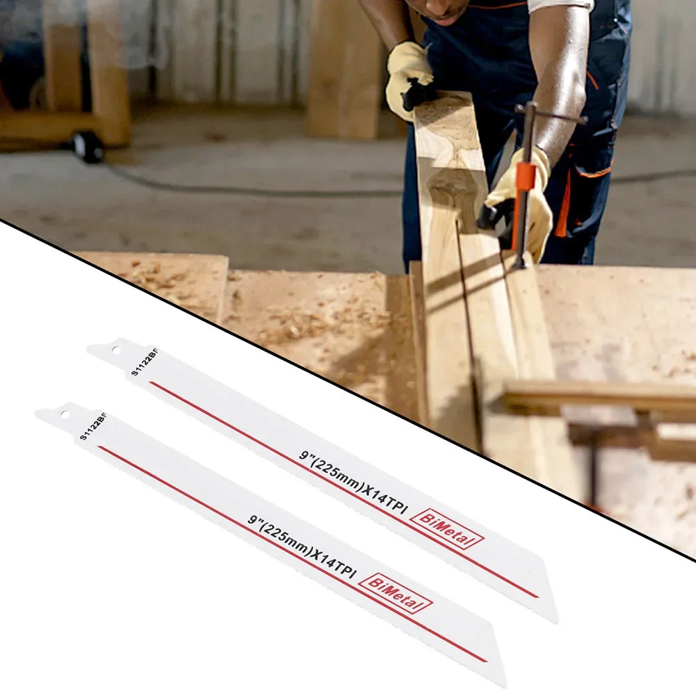 

2 шт. 225 мм 9 дюймов биметаллическая сабельная пила для резки металла дерева домашняя сабельная Гибкая пила для Bosch Makita комплекты запчастей