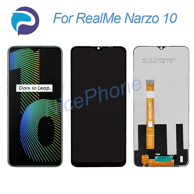 

ЖК-дисплей для RealMe Narzo 10, сменный сенсорный экран с дигитайзером 6,5 дюйма RMX2040 1600*720 для RealMe Narzo 10, ЖК-дисплей