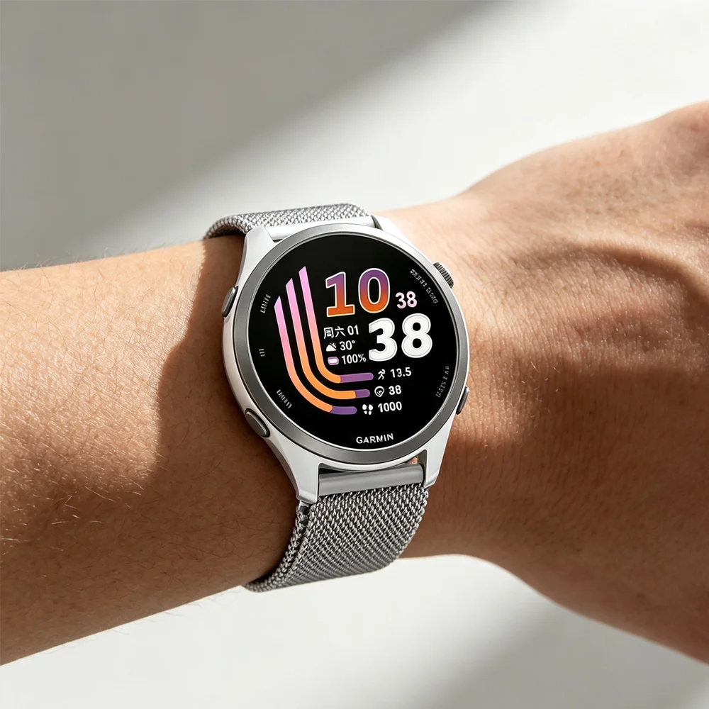 Magnetic Milanese Loop Metal Bracelet Band, 20mm 22mm
