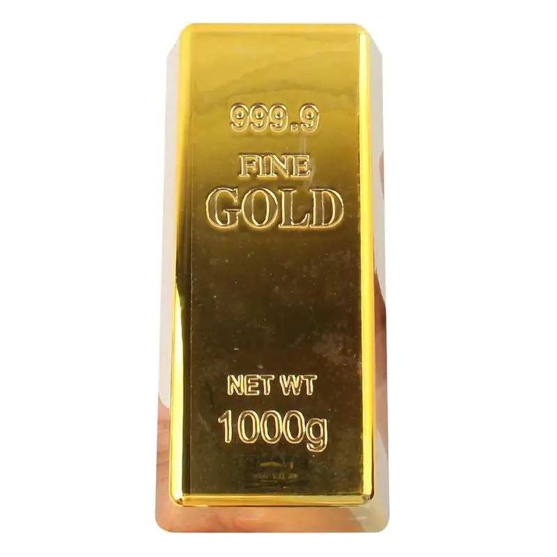 Fake Gold Bars Decoration Fake Bullion Gold Bar Replica Gold Bar