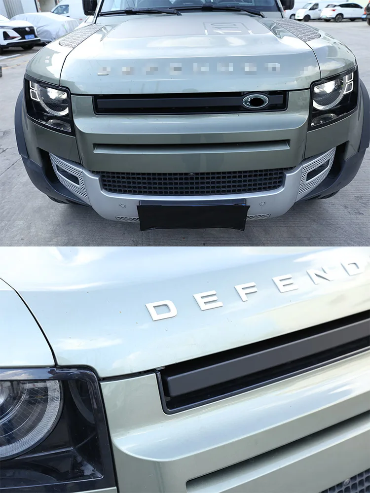 をランドローバーディフェンダー90 110 2020-21車の修正abs黒の