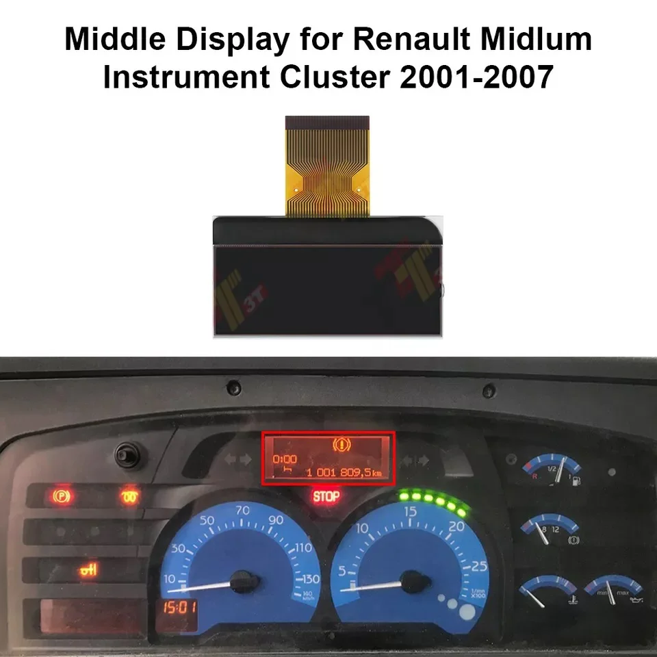 Dashboard LCD Display lcd display for Renault Premium Magnum Midlum Ares Kerax Iliade Instrument Cluster