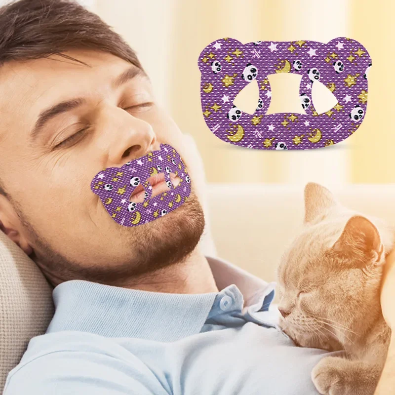 30Pcs Anti-Snoring Stickers Children Adult Night Sleep Lip Nose Breathing Patch