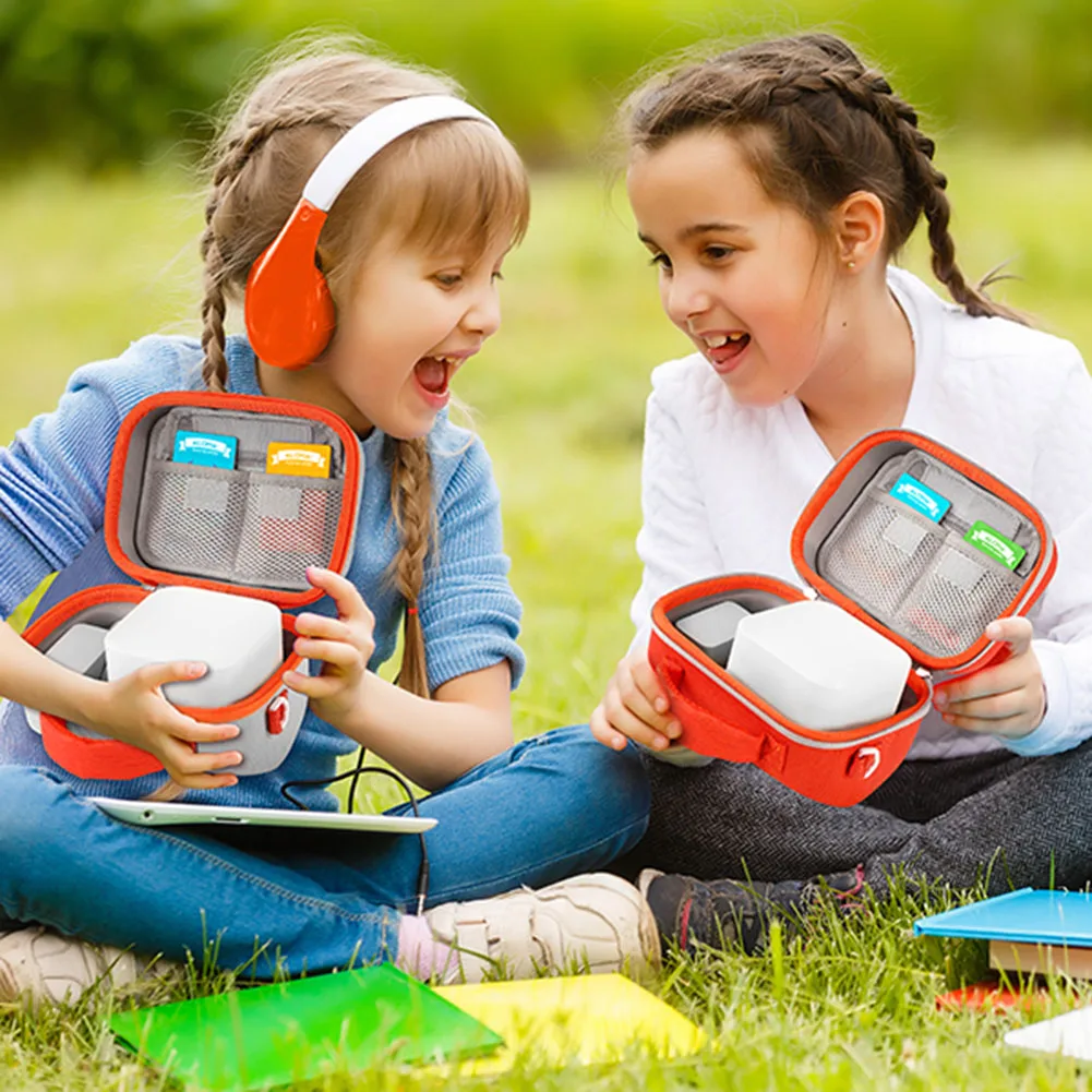 Holder Bag Hold Up To 20 Cards/Charging Cable for Yoto Mini Player Protective Case for Children’s Speaker Plays Audiobook Cards