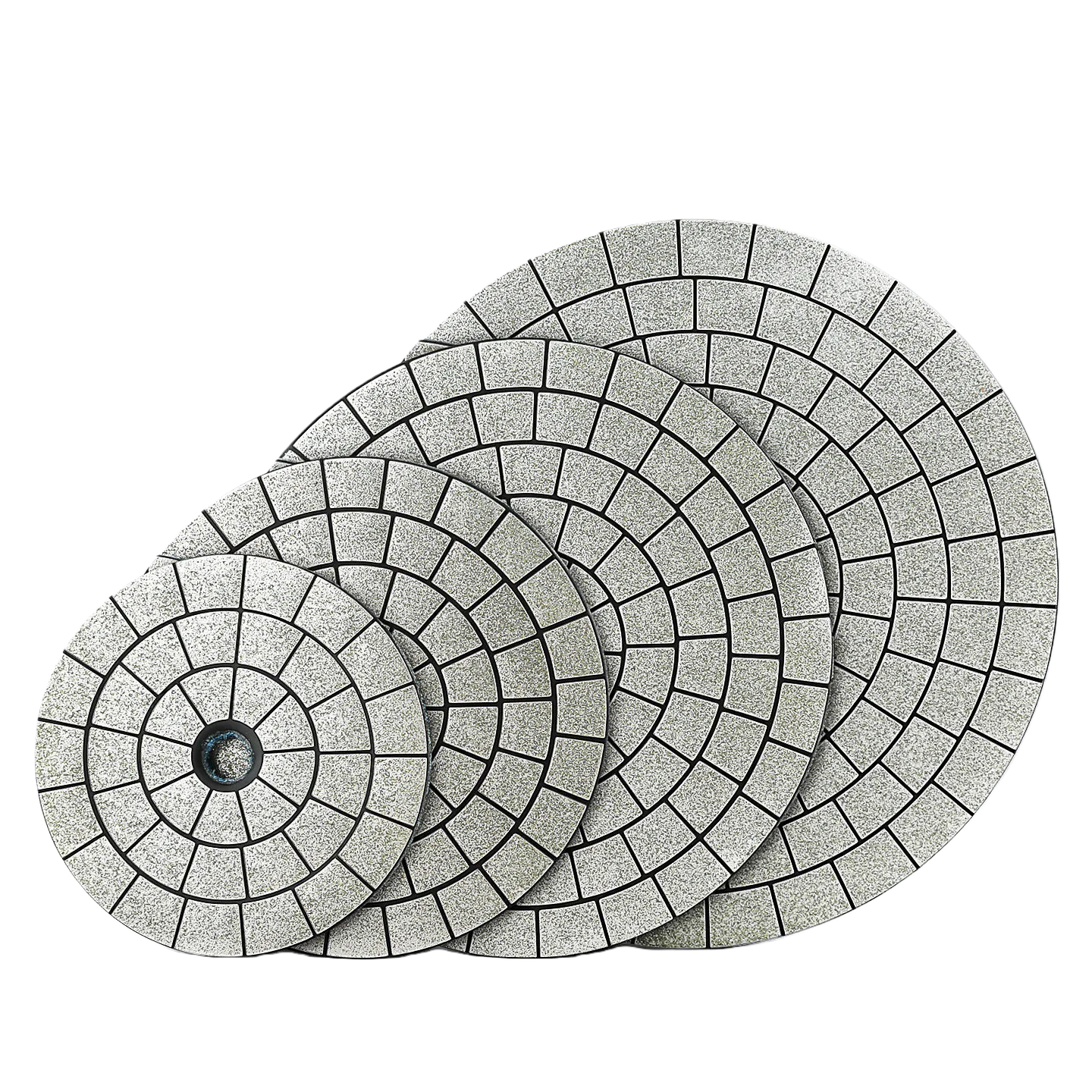 80/100/125/150mm Galvanisierte Diamant-Schleifscheibe Polierpad für Fliesen, Glas, Metall, Holz, Kantenbearbeitung, Entgratung, Polieren