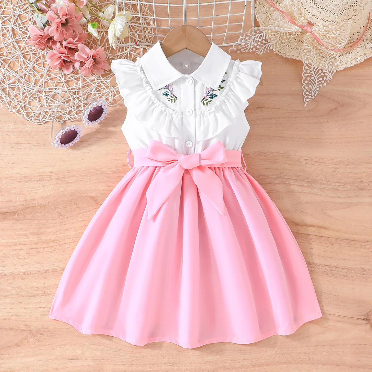 Girls' Emerald Green Princess Dress 5