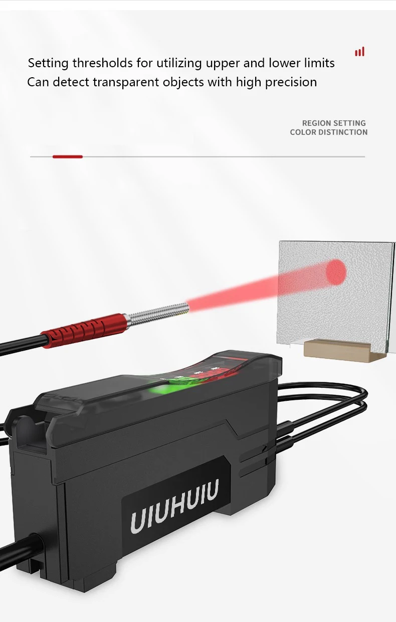 Amplificador de Sensor de Fibra Óptica, Display