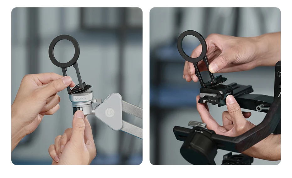 MA50 Uka Foldable Magnetic Phone Holder for Iphone 16 15 14 13 Tripod Mount Mags