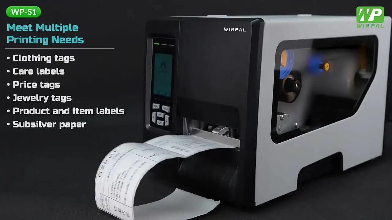 Winpal WP-S1 203 мм/с 300 точек на дюйм термопринтер с поддержкой Android IOS прямой этикеток