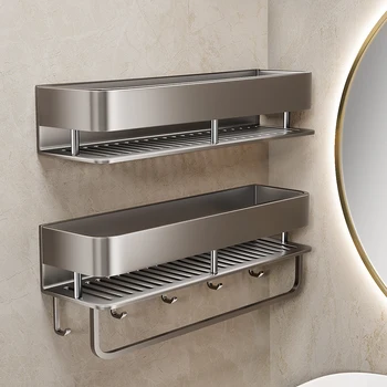 ชั้นวางของในห้องน้ำชั้นวางที่เก็บเครื่องสำอางเข้ามุมกันน้ำได้ 1