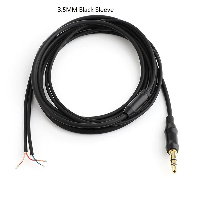 TPE OFC Cord Earphone Cable Replacement Headset Headphone HiFi Audio Maintenance Cable Wire 1.5M Headset For AKG HD201