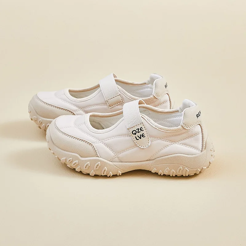 Mesh Breathable Women's Shoes Slip-On Slip-On Shoes Women's Soft Sole Lightweight Work Shoe Buckle Strap  Sports Shoes Shallow