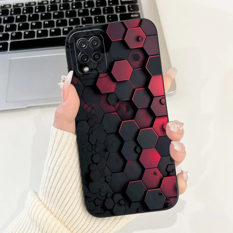Unique Grid Pattern Soft TPU Phone Case - Stylish Back Cover
